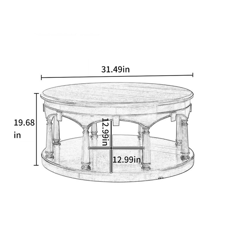 Table basse Retro