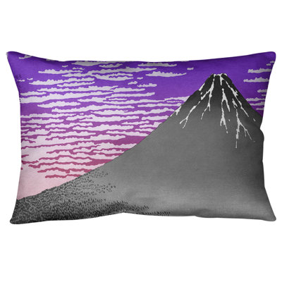 Coussin lombaire à vent clair katsushika hokusai, fine