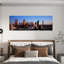 États-Unis, Texas, Dallas, lever de soleil, architecture contemporaine, art mural urbain-1083610706