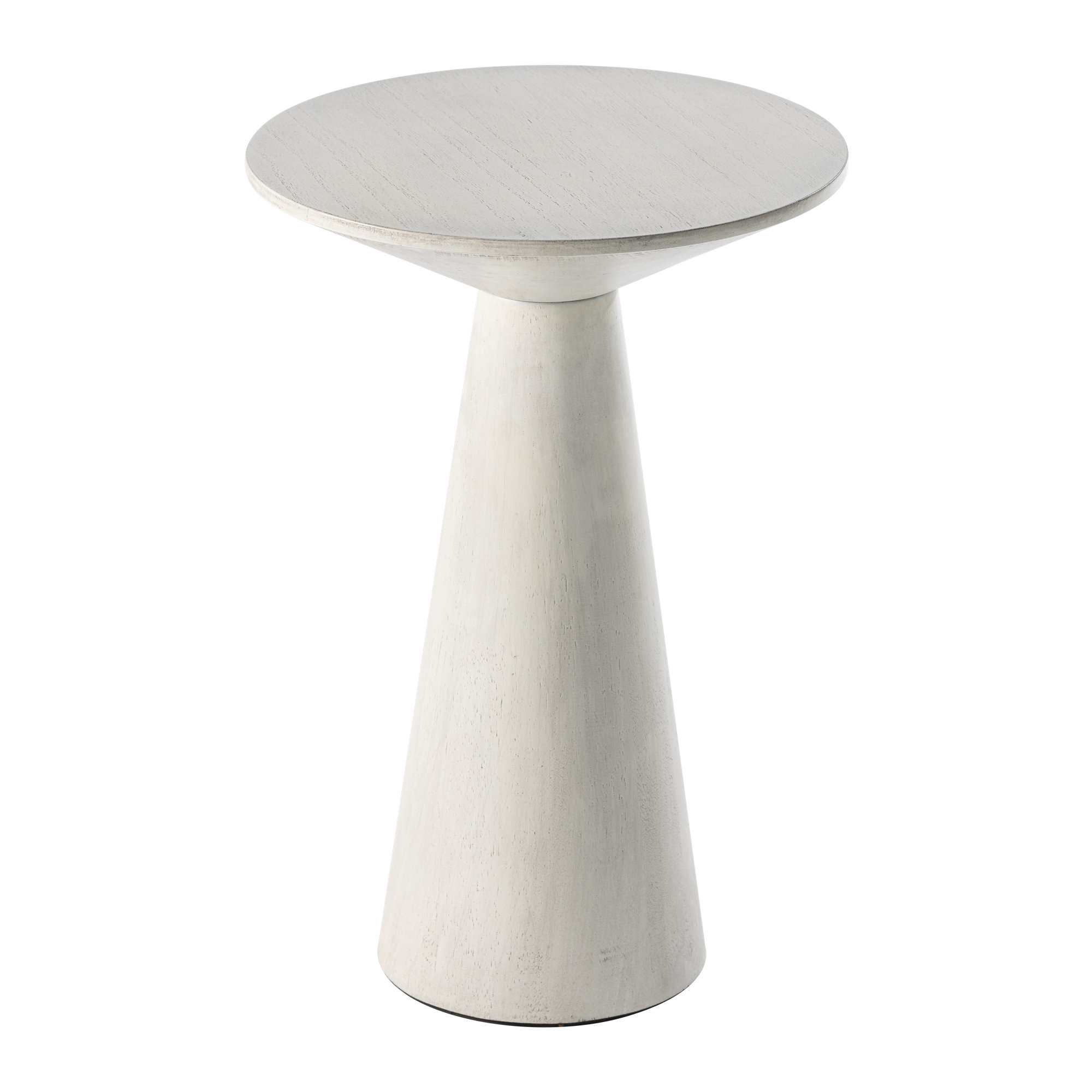 Bozovich Solid Wood End Table, 19.5" H x 13.5" W x 13.5" D, White