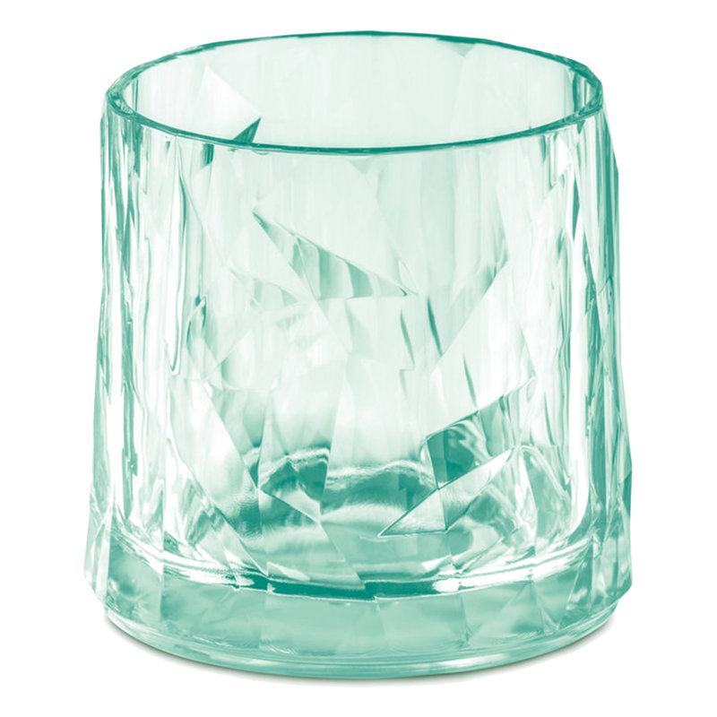 250ml Drinking Glass, Green/Transparent