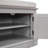 Elegant Storage Bench Entryway Bench Upholstered Bench with 4 Doors and Adjustable Shelves-1190213563