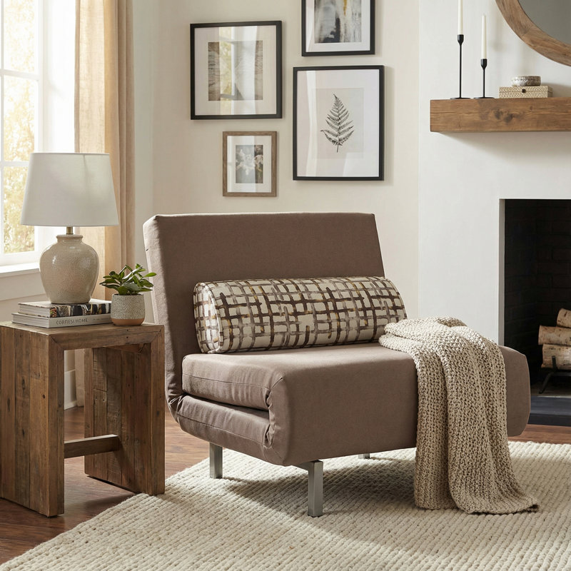 Fauteuil-lit convertible, Taupe