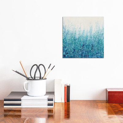 Misty Blues I - Wall Art Print - Wrapped Canvas
