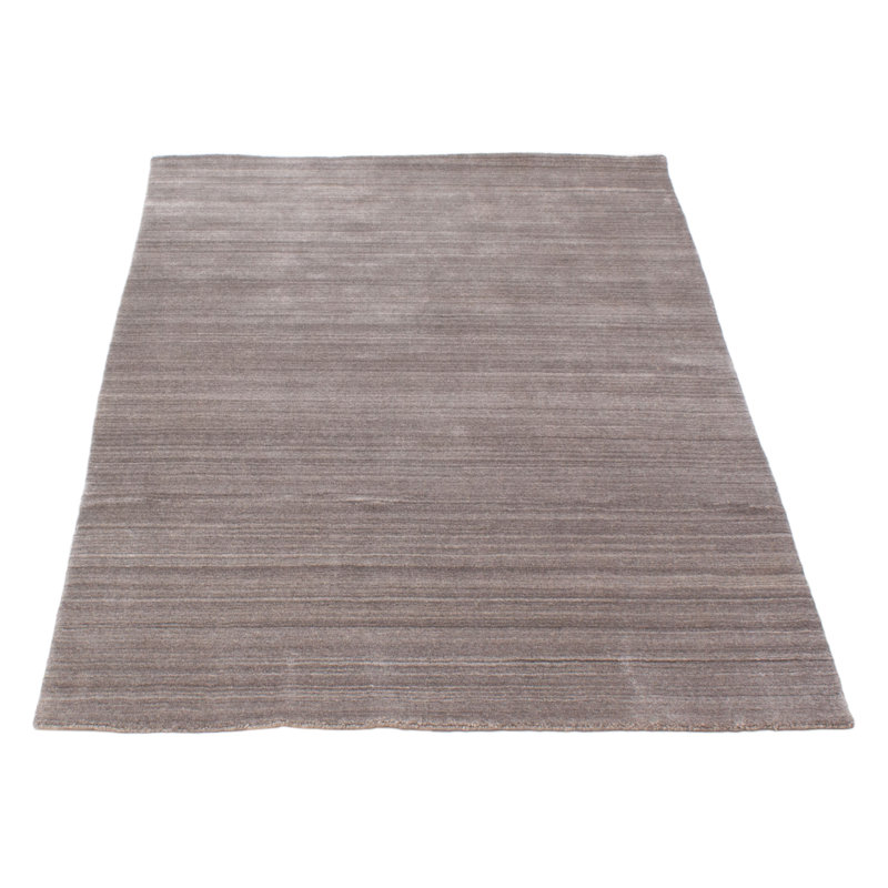 Tapis unique en laine noué à la main gris nouvel âge 5 pi 4 po x 7 pi 10 po Kashkuli Gabbeh