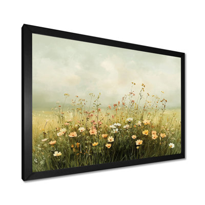 Iromel Yellow Country Wildflowers Dream - Wildflowers Wall Art