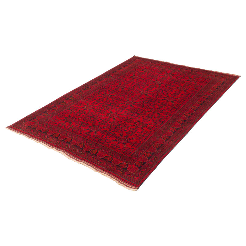 Tapis rouge Finest Esari 6 pi 8 po x 9 pi 9 po