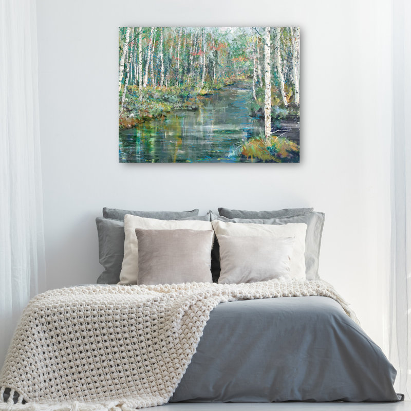 Streaming by Studio Arts Canvas Art Print, 27" H x 36" W