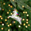 3.5'' Glass Hanging Figurine Ornament