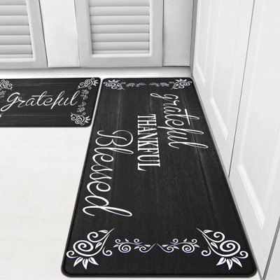 Ensemble de 2 tapis de cuisine antidérapants