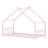 Kids Metal Bed Frame with Frame House Silhouette-851396231