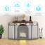 Marguez 128cm x 2.54cm Steel Spark Screen