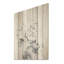 «Grey Minimalisme», art mural sur bois de pin naturel-876897041