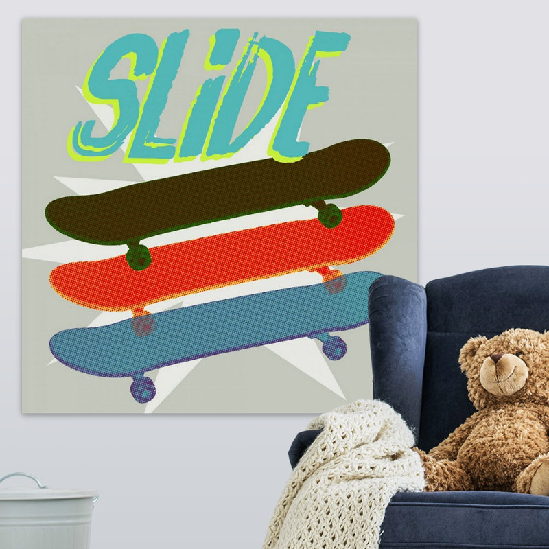 Art sur toile sk8r ii Sieber, Toile tendue, H 30 po x l 30 po x P 1,25 po