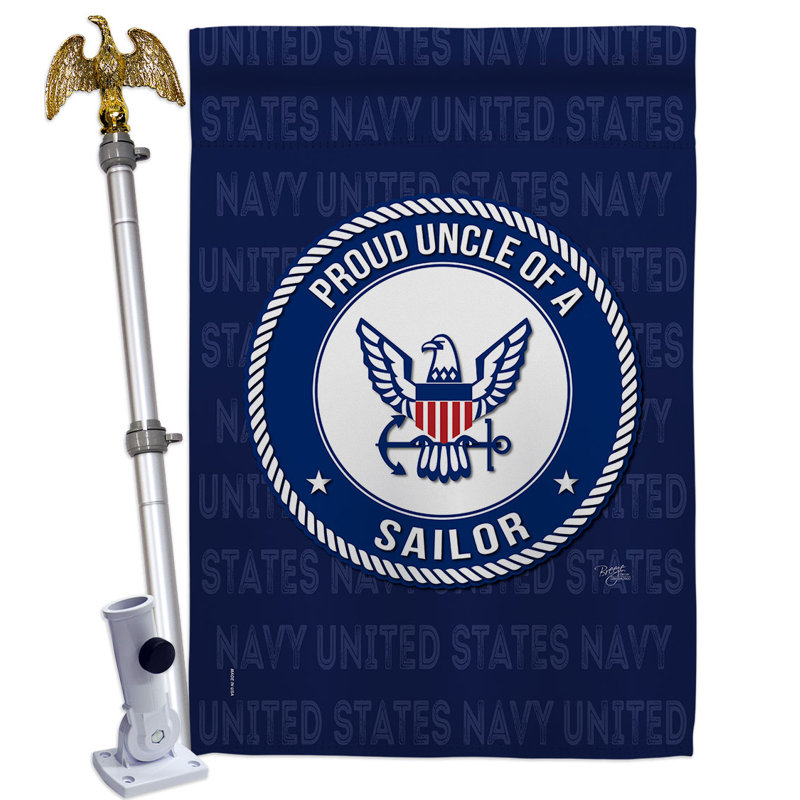 Ensemble de drapeaux en polyester 2 côtés 40 x 28 po