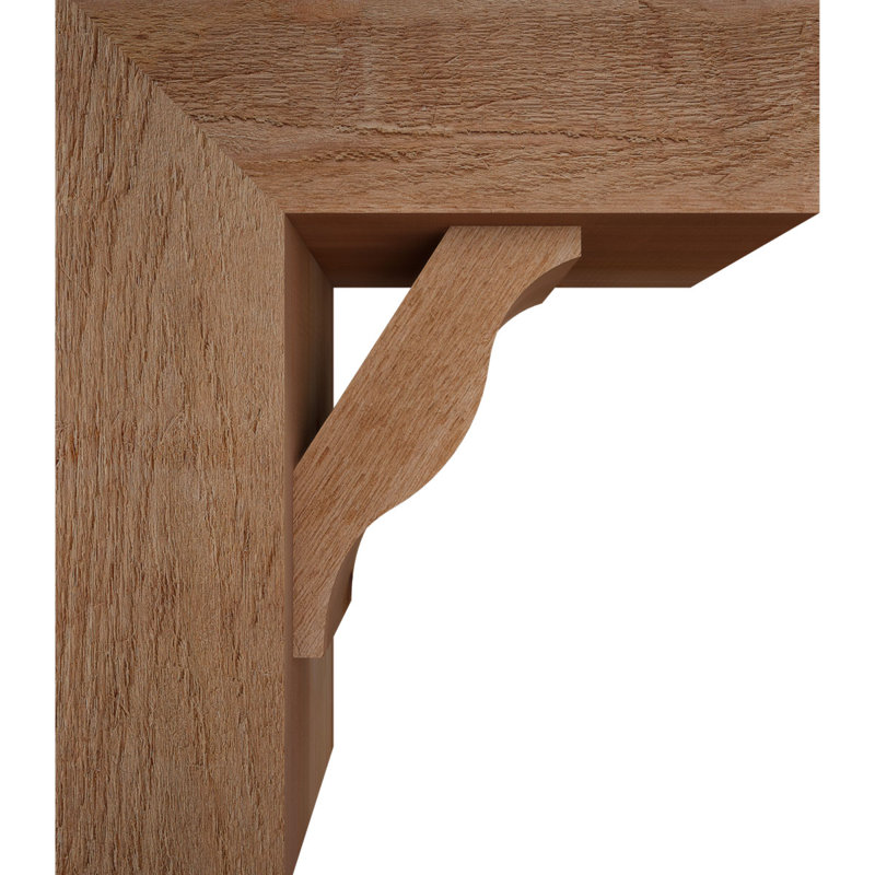 Support Funston Block avec support décalé, 24 x 20, Cèdre rouge occidental de l 8 po (scié brut)