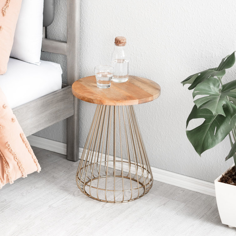 Hanley Solid Wood Top End Table