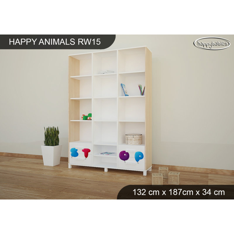 187cm H X 132cm W Kids Bookcase, Light Pear