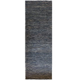 Gemini Geometric Area Rug in Black/Blue