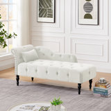Jawone Velvet Chaise Lounge