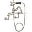 Finial® Double Handle Wall Mounted Clawfoot Tub Faucet-6917397