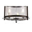 Nolan 3 - Light Black/Polished Chrome/Clear Glass Single Pendant