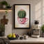 Smiling Cactus Companion Botanical - Wrapped Canvas-1739492628-1739492620