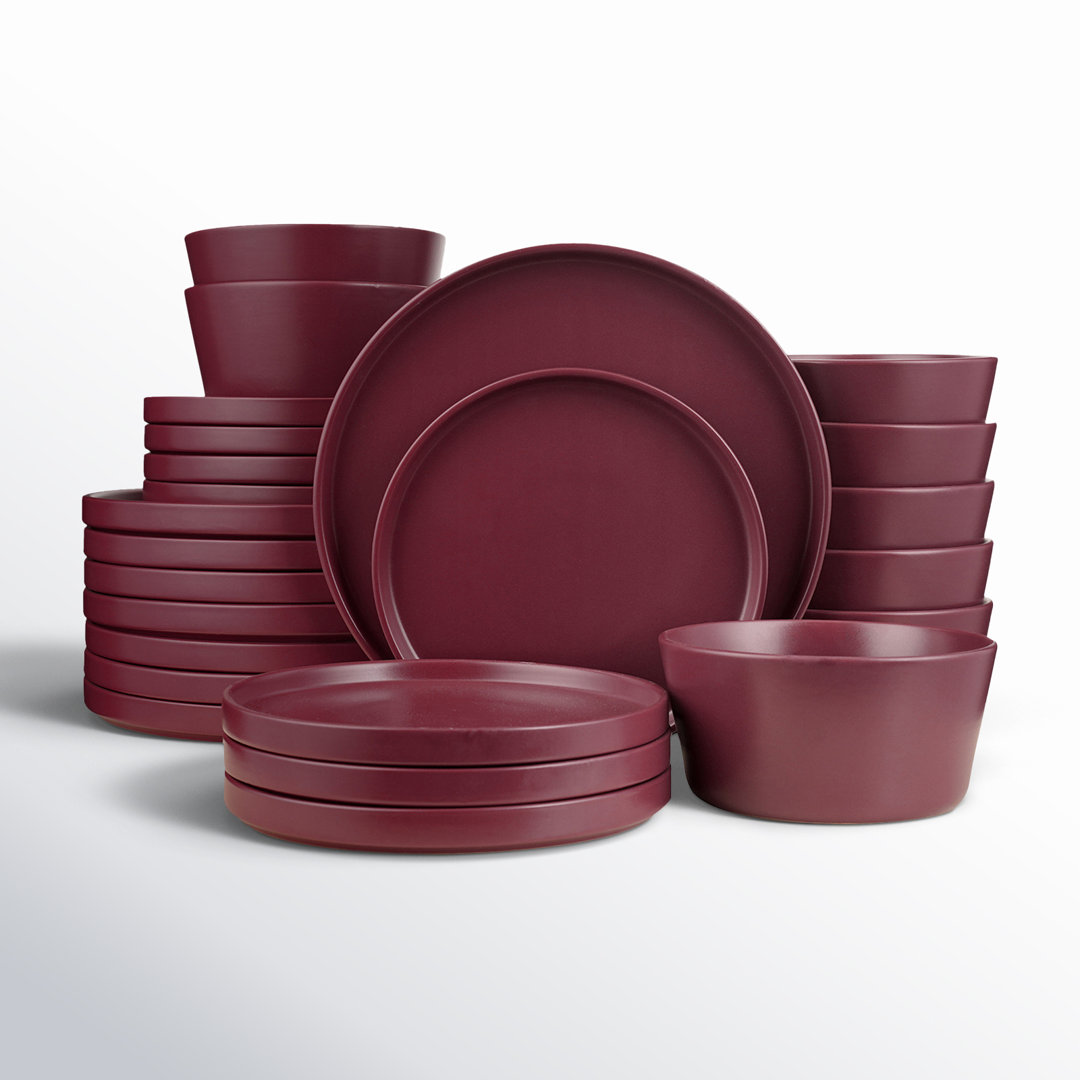 Stone Lain Chelsea 24-Piece Dinnerware Set Stoneware Stone Lain 