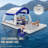 Water & Land Inflatable Platform with Canopy