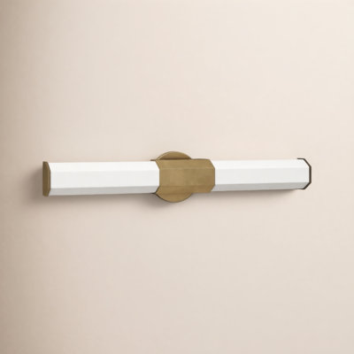 Belden Single Frosted Dimmable LED Bath Bar