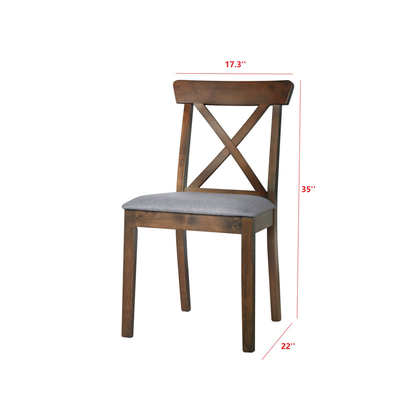 Arcuri 18.5'' H Upholstered Side Chair, Brown
