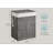 Laundry Hamper With Lid(Dove Gray)-891733365