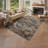 Vintage Rug Washable Area Rugs for Living Room Non Slip Retro Oriental Indoor Carpet Soft Non-Shedding Floor Mat Low Pile Thin Foldable Floor Cover for Dining Room Bedroom Nursery Playroom-1058970934-1058970920