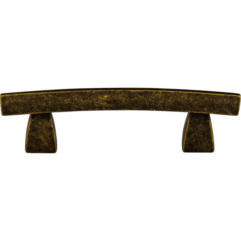 Arched Bar Pull, German Bronze, 3" Center to Center