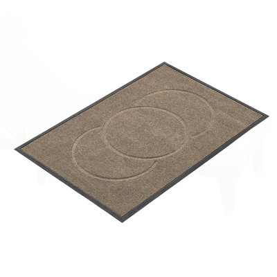 Front Door Mat, 47 x 32 in Commercial Floor Mat for Indoor and Outdoor, Modern Stylish Carpet with TPE Backing, Heavy Duty Washable Entry Industrial Tarvares for Hallway, Balcony, Garage,