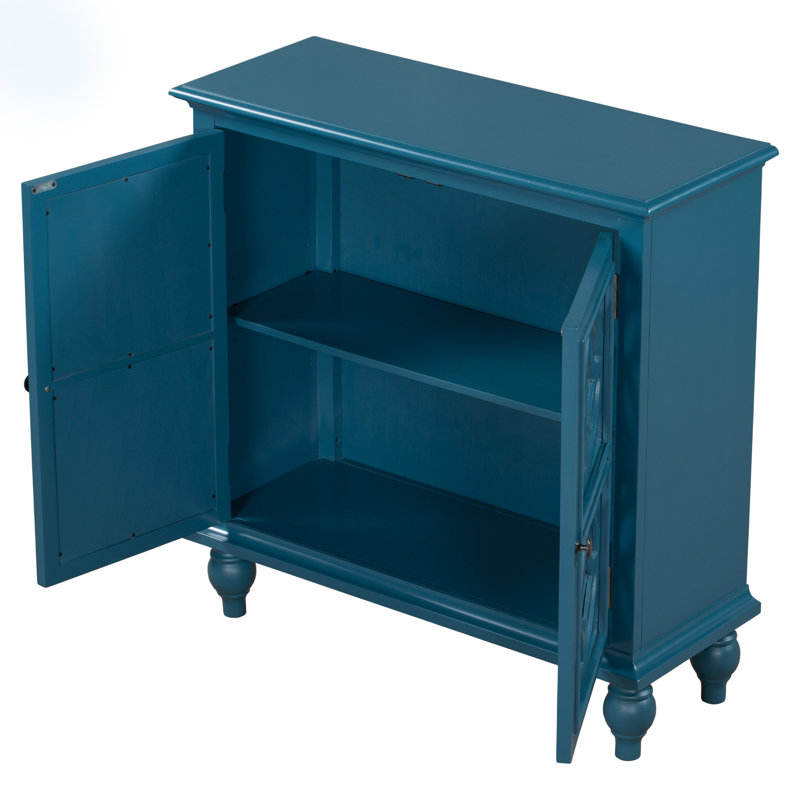 Buffet de 33,4 po de largeur Denville, Bleu