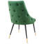 Chaise parsons capitonnée en velours-148914996