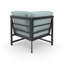 Chaise de patio modulaire d'extérieur Oltjana avec coussins Sunbrella-124235847