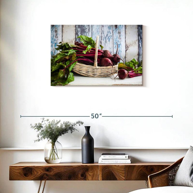 Yarlin Beetroot, 20" H x 30" W