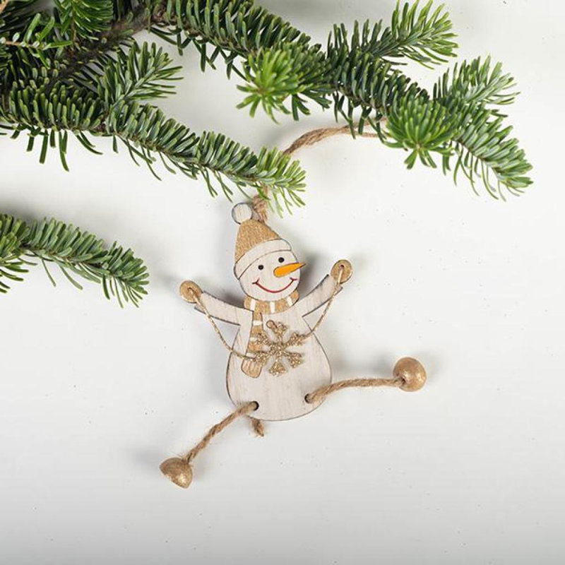 Cintres de Noël en bois, ensemble de 3