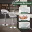Tabouret de bar rotatif à hauteur ajustable Anastacio-587447634-587447156