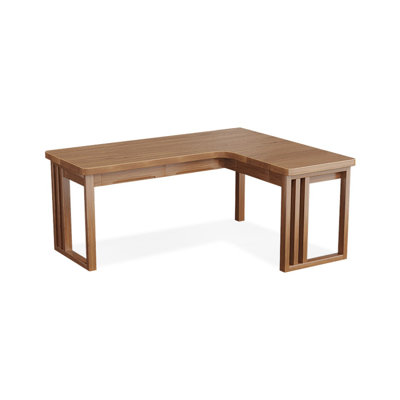 Modern and simple L-shaped desk