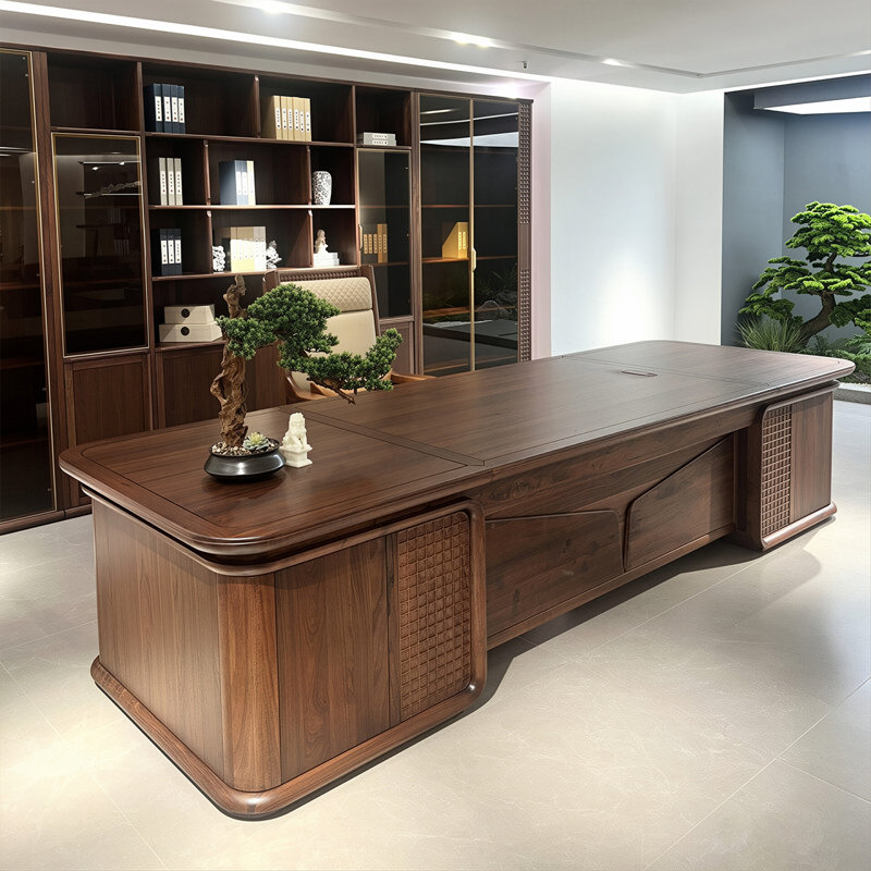 Bureau de direction 86,61 po New, 29.53" H x 86.61" W x 33.46" D
