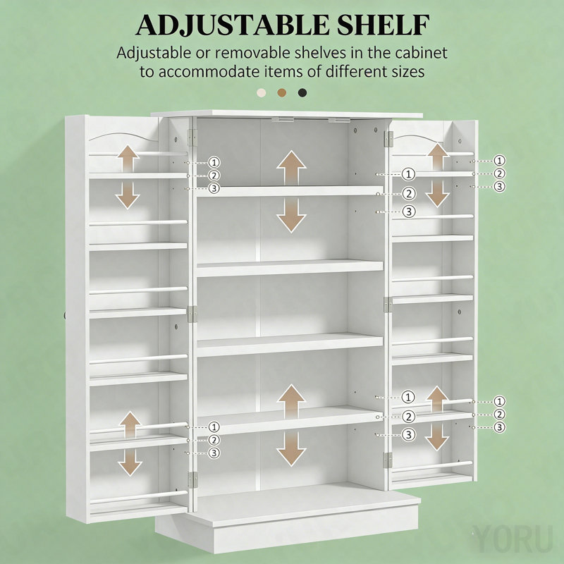 Kitchen Pantry/Sideboard, Nordic Style for Kitchen - Standard