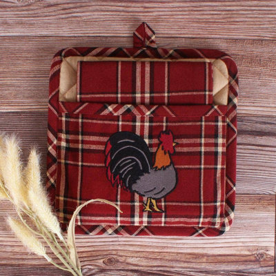Rooster Pocket Potholder Set