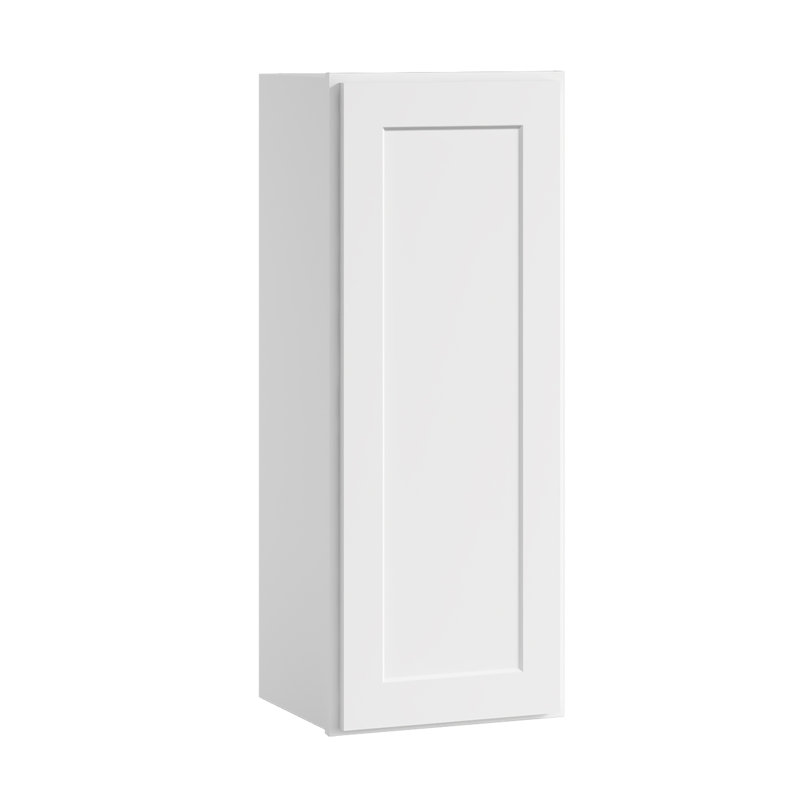 Armoire murale standard Shaker de l 15 po x P 12 po x H 42 po Homeibro Cozy Design, Blanc shaker, L 15 po x H 42 po x P 12 po