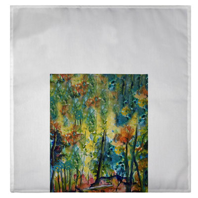 Serviette d'invité forêt d'automne