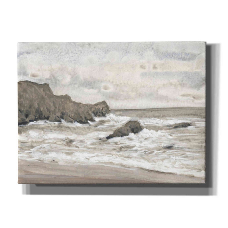 «Coastal Shoreline II» par Tim O'toole, art mural sur toile, H 12 po x l 16 po x P 0,75 po