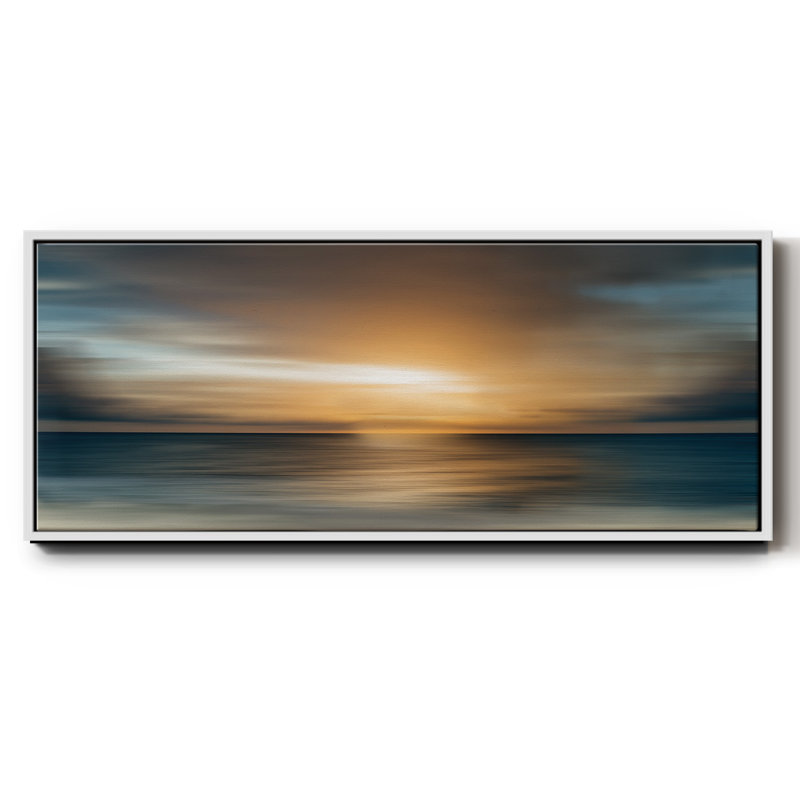 In The Beginning- Framed Canvas, 20" H x 50" W
