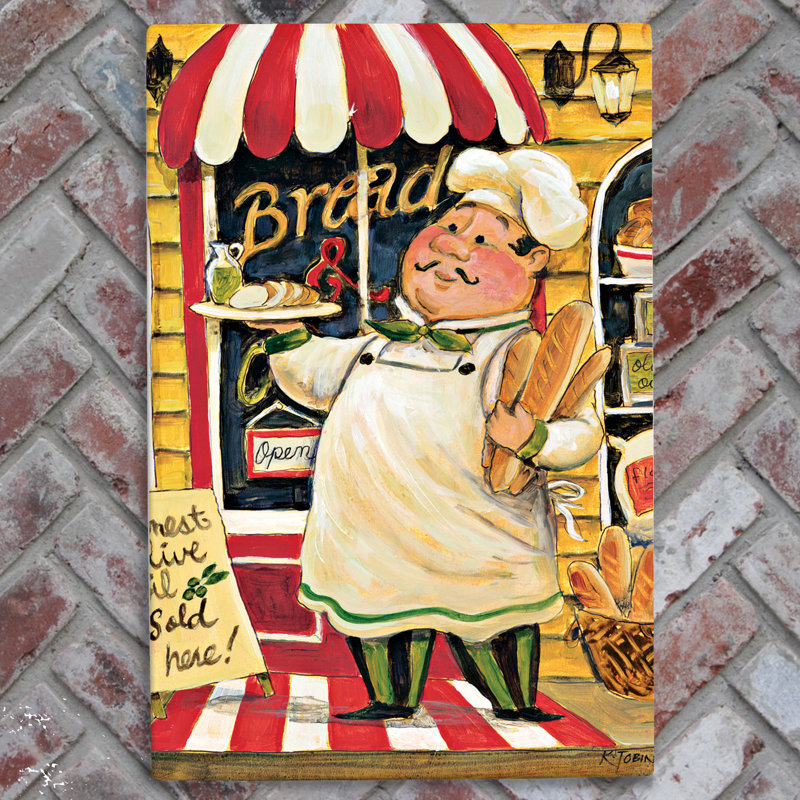 K TOBIN Traditional Food & Beverage Wall Decor on Ceramic